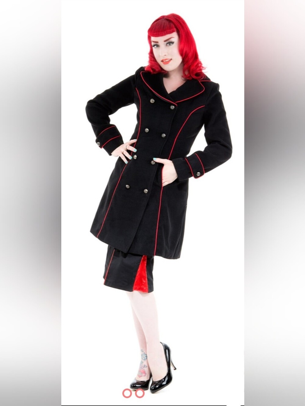 Hearts And Roses Cambridge Coat, Size 10